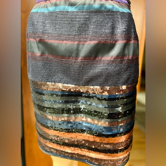 GIANFRANCO FERRE Sequined Mini Skirt Size Small - Picture 7 of 10